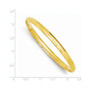 14k 3/16 High Polished Hinged Bangle Bracelet