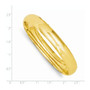 14k 7/16 Oversize High Polished Hinged Bangle Bracelet