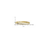 Leslie's 14k w/ White Rhodium Fancy Diamond-cut Bangle