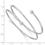 Sterling Silver Rhodium-plated Bangle