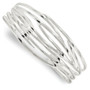 Sterling Silver Polished Cuff Bangle