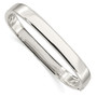 Sterling Silver 7mm Hinged Bangle