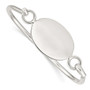 Sterling Silver Fancy Slip-on Bangle Bracelet