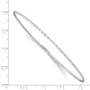 Sterling Silver 1.25 mm Diamond Cut Bangle
