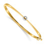 14k Two-tone Bangle Bracelet Mounting