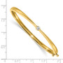 14k A Diamond bangle