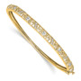 14k A Diamond bangle