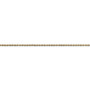 14k 1.15mm Machine-made Rope Chain Anklet