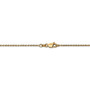 14k 1.15mm Machine-made Rope Chain Anklet