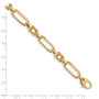 14K Polished Fancy Link Bracelet