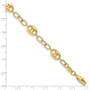 14K Polished Fancy Link Bracelet