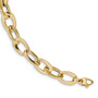 14K Polished Fancy Link Bracelet