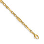 14K Polished Fancy Link Bracelet