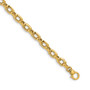 14K Polished Fancy Link Bracelet