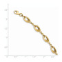 14K Polished Fancy Link Bracelet