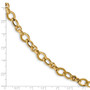 14K Polished Fancy Link Bracelet