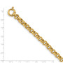 14K Polished Fancy Rolo Link Bracelet