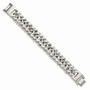 Stainless Steel Polished Fancy Links 9in Bracelet