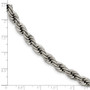 Stainless Steel Polished 7mm Rope Bracelet