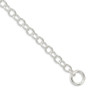 Sterling Silver Polished Fancy Link Toggle Bracelet