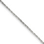 Sterling Silver D/C & Polished w/ 1in ext. Bracelet