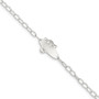 Sterling Silver Polished Angel Baby Engraveable ID Bracelet