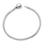 Sterling Silver Reflections Hinged Clasp Bead Bracelet