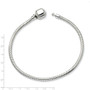 Sterling Silver Reflections Hinged Clasp Bead Bracelet