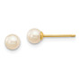 14k Madi K White FWC Pearl 15 Necklace, Earrings & 5.5 Bracelet 3pc Set