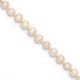 14k 3-4mm Pink Near Round Freshwater Cultured Pearl Bracelet