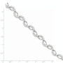 Sterling Silver Fancy CZ Bracelet