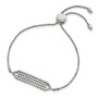 Sterling Silver CZ Brilliant Embers Adjustable Bracelet