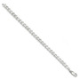 Sterling Silver & CZ Fancy Polished Bracelet