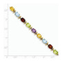 14k Rainbow Gemstone Bracelet