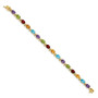 14k Rainbow Gemstone Bracelet