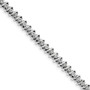 Sterling Silver Rhodium-plated Diam. Fancy Bracelet