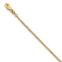 14k Double Chain Yellow Gold Quatrefoil Design Bracelet w/Small A Diamond