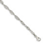 Sterling Silver 4.5mm Herculean Knot Link Bracelet