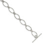 Sterling Silver 7.5inch Polished Fancy Link Bracelet