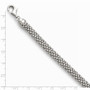 Leslie's Sterling Silver Polished Mesh Bracelet