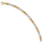 14k Two-Tone Polished Bracelet