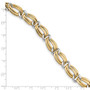 14k Two-Tone Polished Bracelet