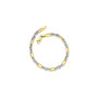 14k Two-tone Fancy Link Bracelet