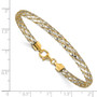 14K Two-tone Woven Mesh Bracelet