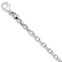 14k White Gold 7.5in 4.75mm Polished Fancy Bracelet