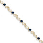 14k Sapphire Oval Bracelet