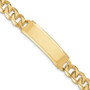 14k Hand-polished Traditional Link ID Bracelet