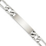 Sterling Silver 7.5inch Polished Engraveable Figaro Link ID Bracelet