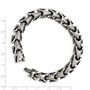 Stainless Steel Antiqued Bracelet