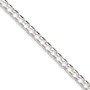 Sterling Silver 6.75mm Polished Open Curb Chain